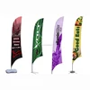 High quality advertising Custom teardrop flag with pole hardware