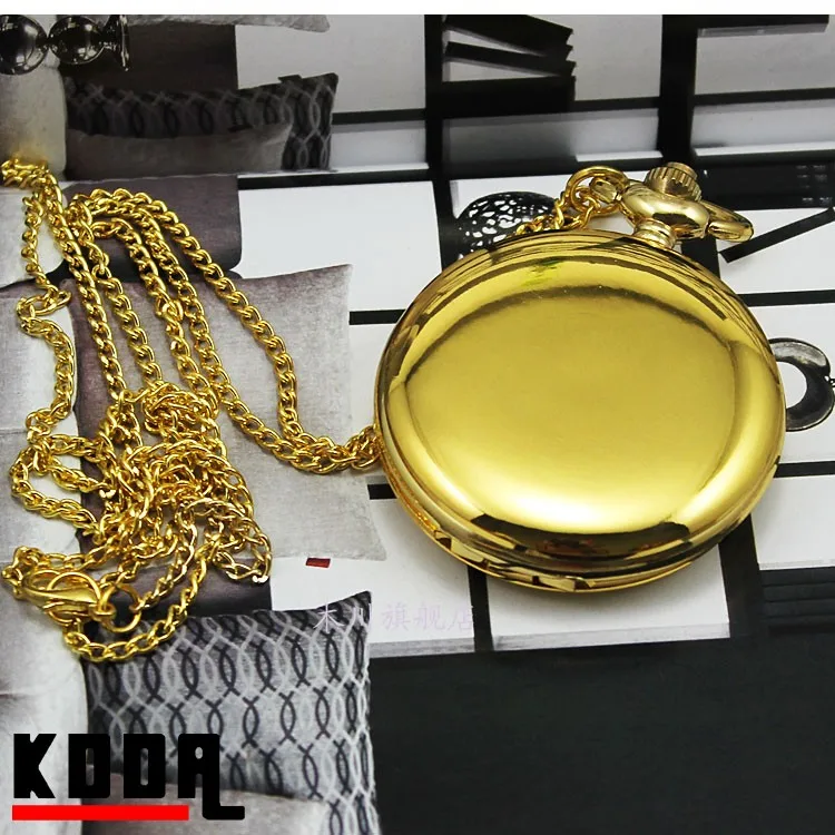 retro classic pocket watch gold silver chain japan movt quartz pocket watch japan movt 6 .jpg