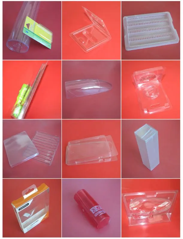 Phone and socket clamshell PET PVC bi-fold plastic blister packaging