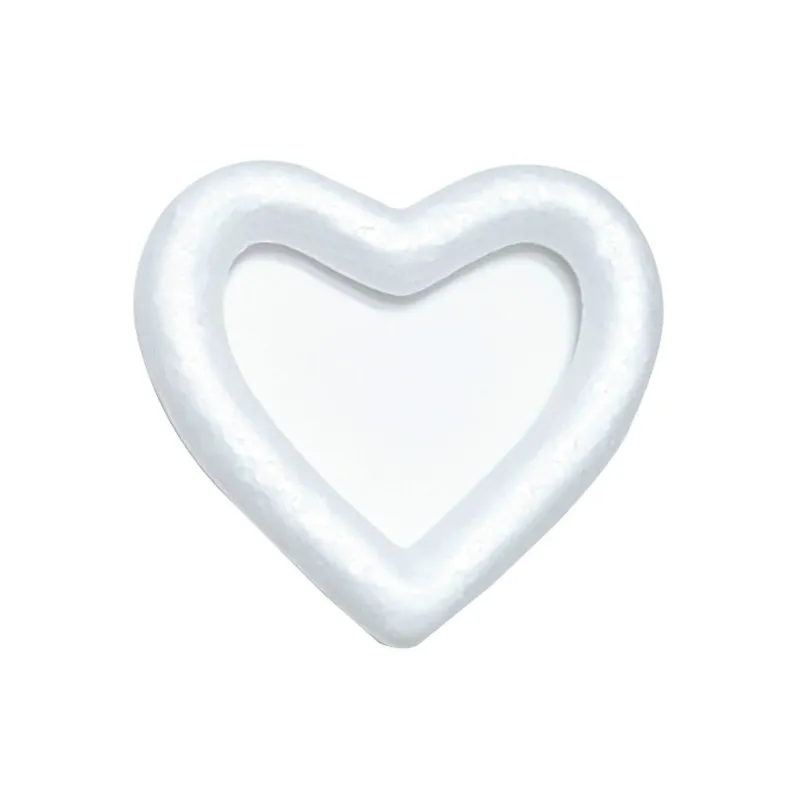Ecofriendly Manufacturers Eps Foam Large Styrofoam Heart Wreath Polystyrene For Wedding