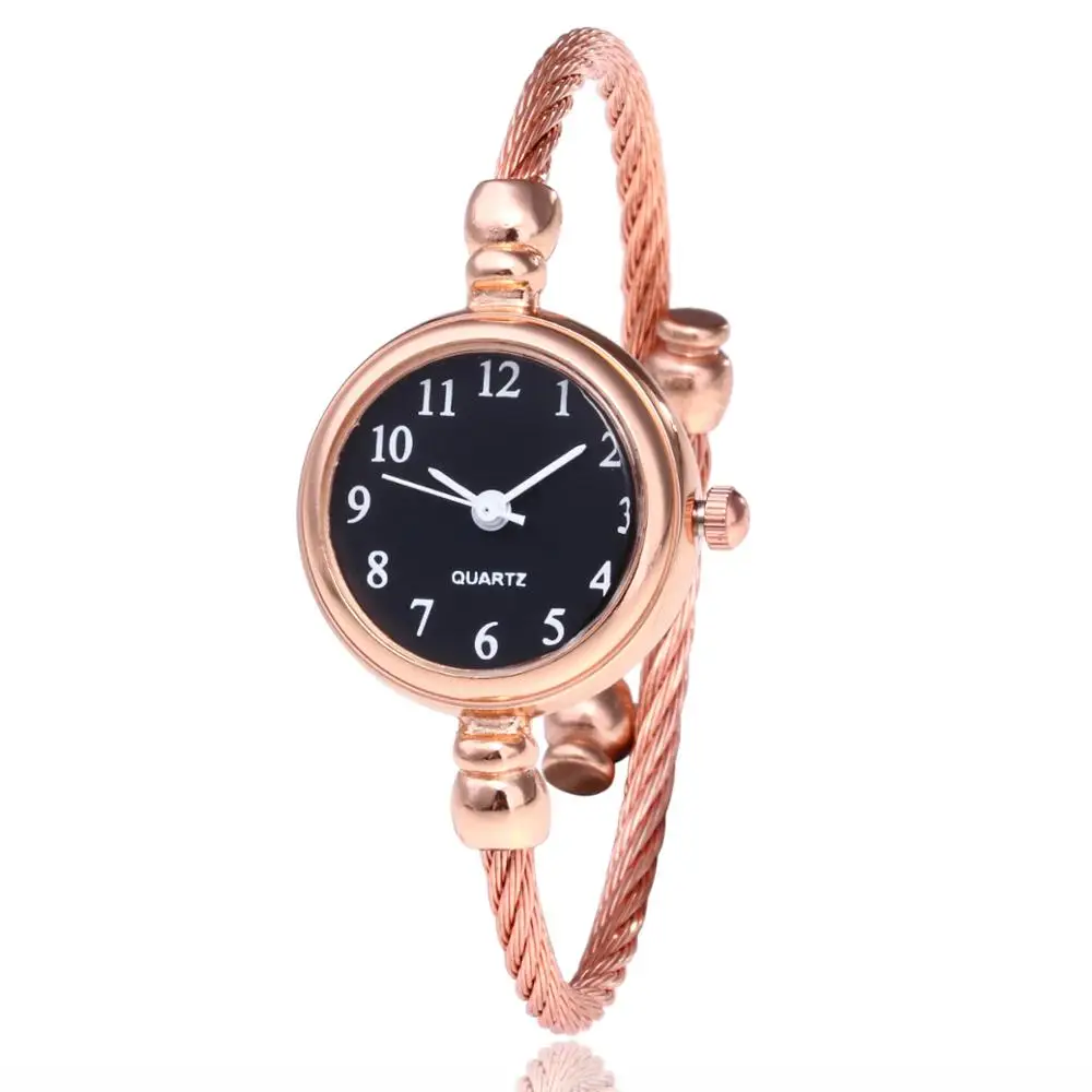 

5109 luxury bracelet watch women watches rose gold women's watches thin bank ladies watch clock relogio feminino reloj mujer, 6 color as photo