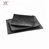 Good corrosion resistance unbreakable restaurant black 100% melamine slate plate frosted
