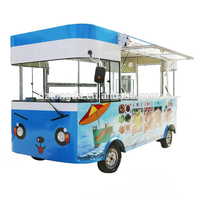 Customers Favorite Cheep Electric Dining Car/mobile Breakfast Food