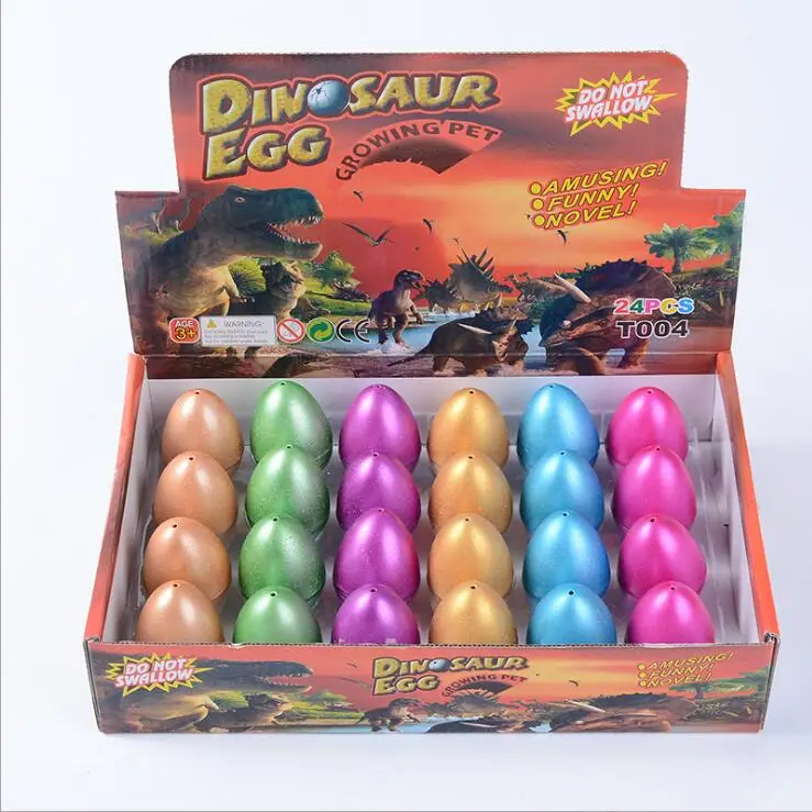 
Novelty Dinosaur Egg Magic Hatching Growing Dinosaur Toys Mid Size Dinosaur Fossils Eggs for Sale 