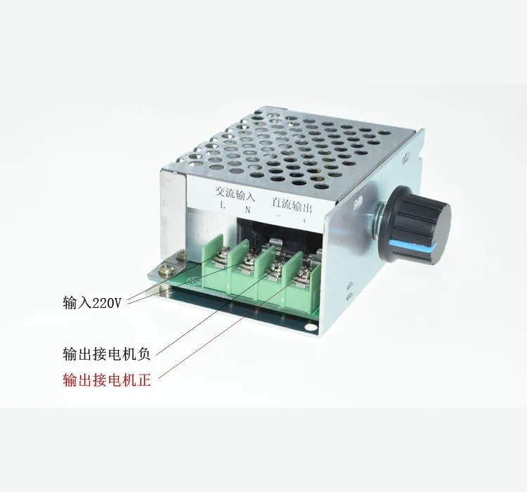 
4000W PWM DC Brush Motor Speed Controller input AC 220V output DC 10-210V 20A 