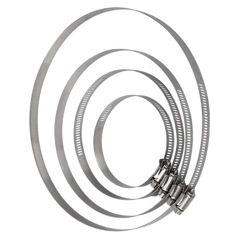 
The Latest American Type 304 Stainless Steel Adjustable Hose Clamp 