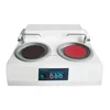 Double-disk desktop metallographic grinding and polishing machine