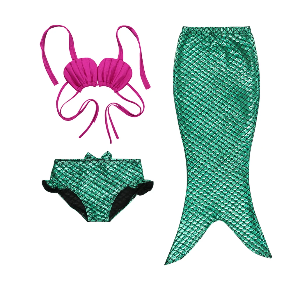 

New Mermaid Tails Girls Swimwear Bikini Swimsuit, Shown or option