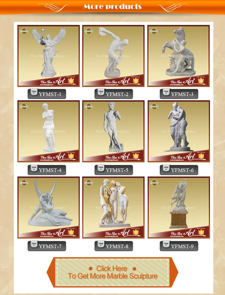  Stone Life Size Angel Statues