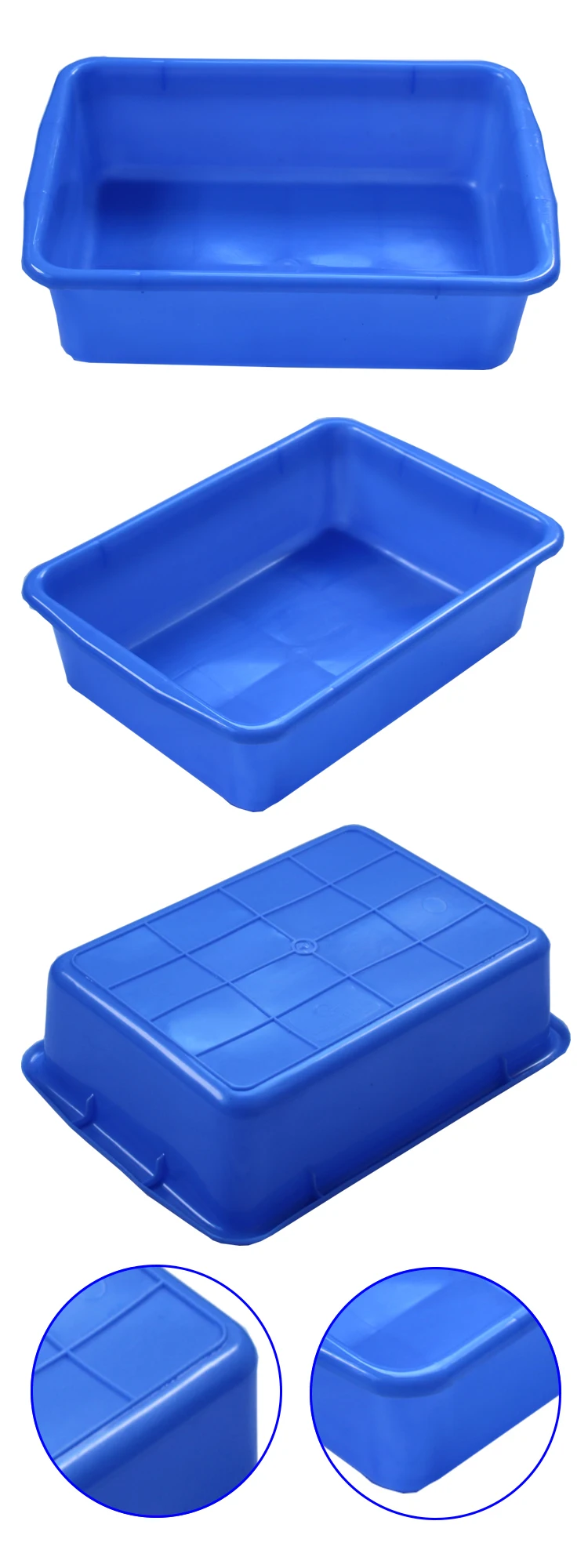 Rectangular And Unbreakable And Durable Plastic Serving Tray For Foods