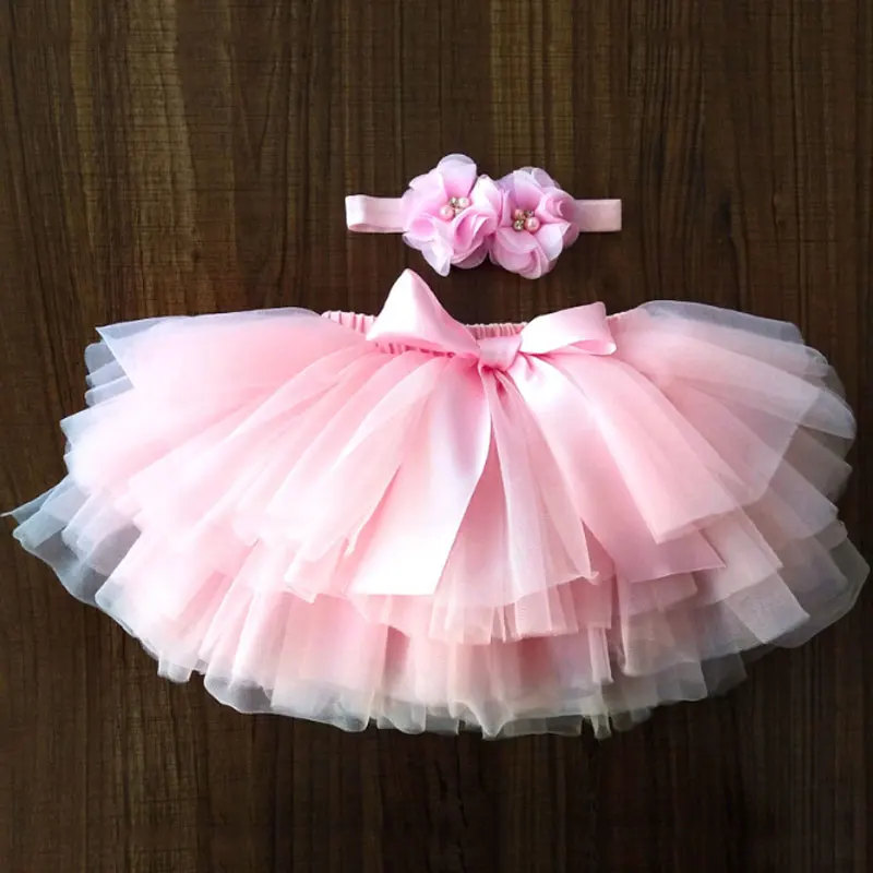 

Baby Dresses Fashion Baby Cute Custom Children Princess Dress Ballet TuTu Dress with Hair Accessories, White, pink ,red,black and so on