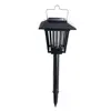 Bug Trap LED Garden Light Lamp Insect Zapper Solar Powered UV Mosquito Killer