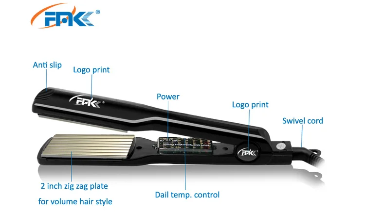 zig zag flat iron