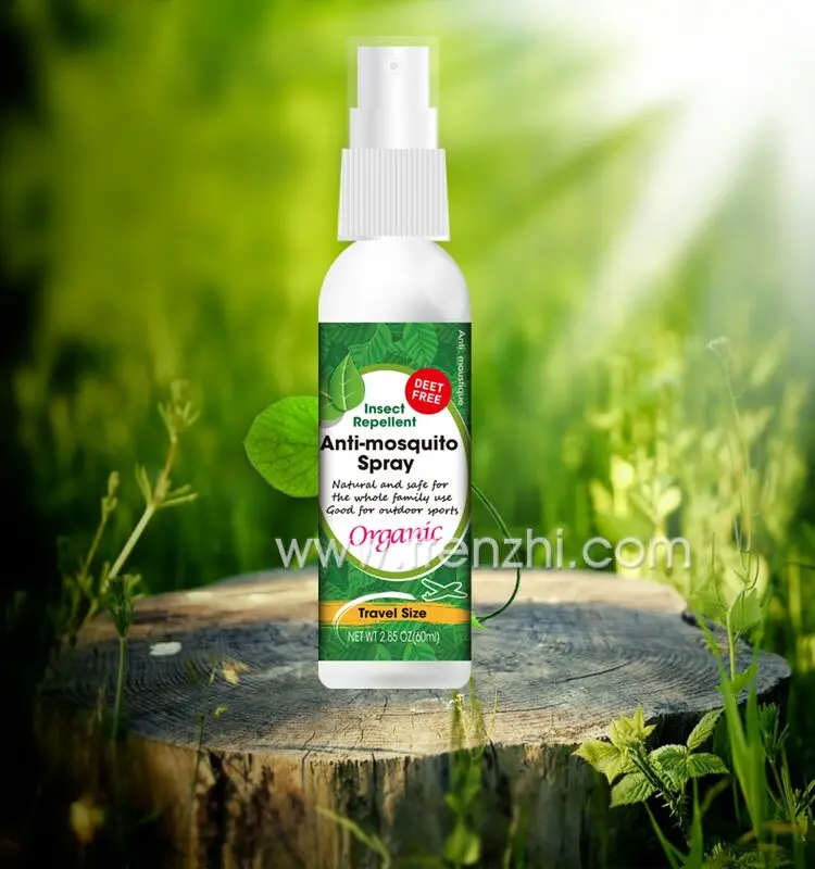 
Deet Free Natural essential oil insect repellent anti mosquito spray for Kids 60ml FZ04 