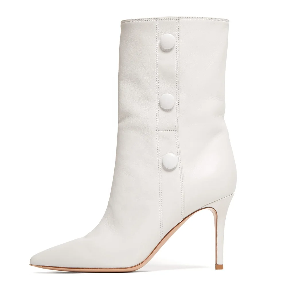 white mid calf boots (3)