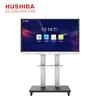 Education 65 inch wifi touch screen interactive smart whiteboard with teaching software