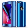 HAISSKY Electroplating 360 Shockproof Full Body Hybrid Hard Case Cover for Iphone For Samsung