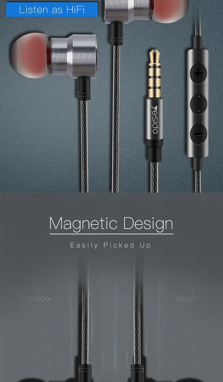 Yesido Best Selling Noise Cancelling Headphones Earphone Deep