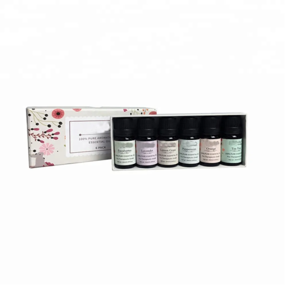 

Wholesale Custom Private Label Aromatherapy Essential Oil Set 6