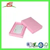 E0193 Guandong Supplier Wholesale Gift Voucher Box Matt Pink Paper Place Card Holder Box