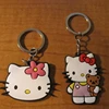 HELLO KITTY Bow Flower Bear ~ Automobile Keychain Key Chain PVC Rubber
