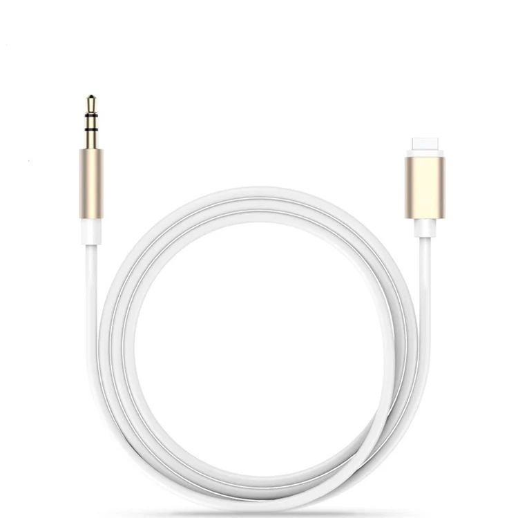 

1M For iphone 7 Plus 8pin to 3.5 mm male headphone jack adapter AUX Audio Cable For iPhone X XS XR Car Earphone Cord Cable