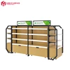hot sale steel and wood drugstore pharmacy shelves for supermarket or retail store design customized easy install storage shelf