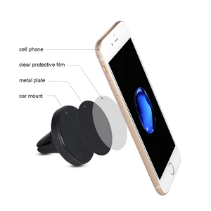 Universal Silicone N45 Magnetic Air Vent Car Phone Holder