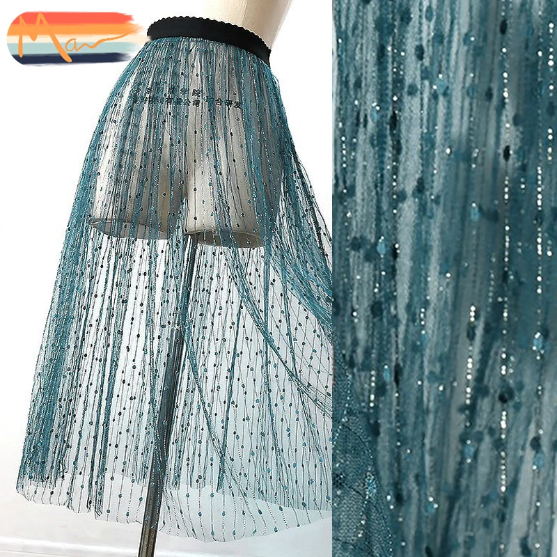 

Maxnegio summer clothing women long mesh skirt cover up skirt