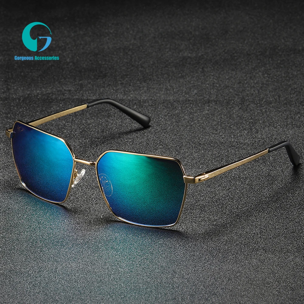 

2021 Retro Wholesale Classic Square Cycling Shades Sunglasses for Men Polarized