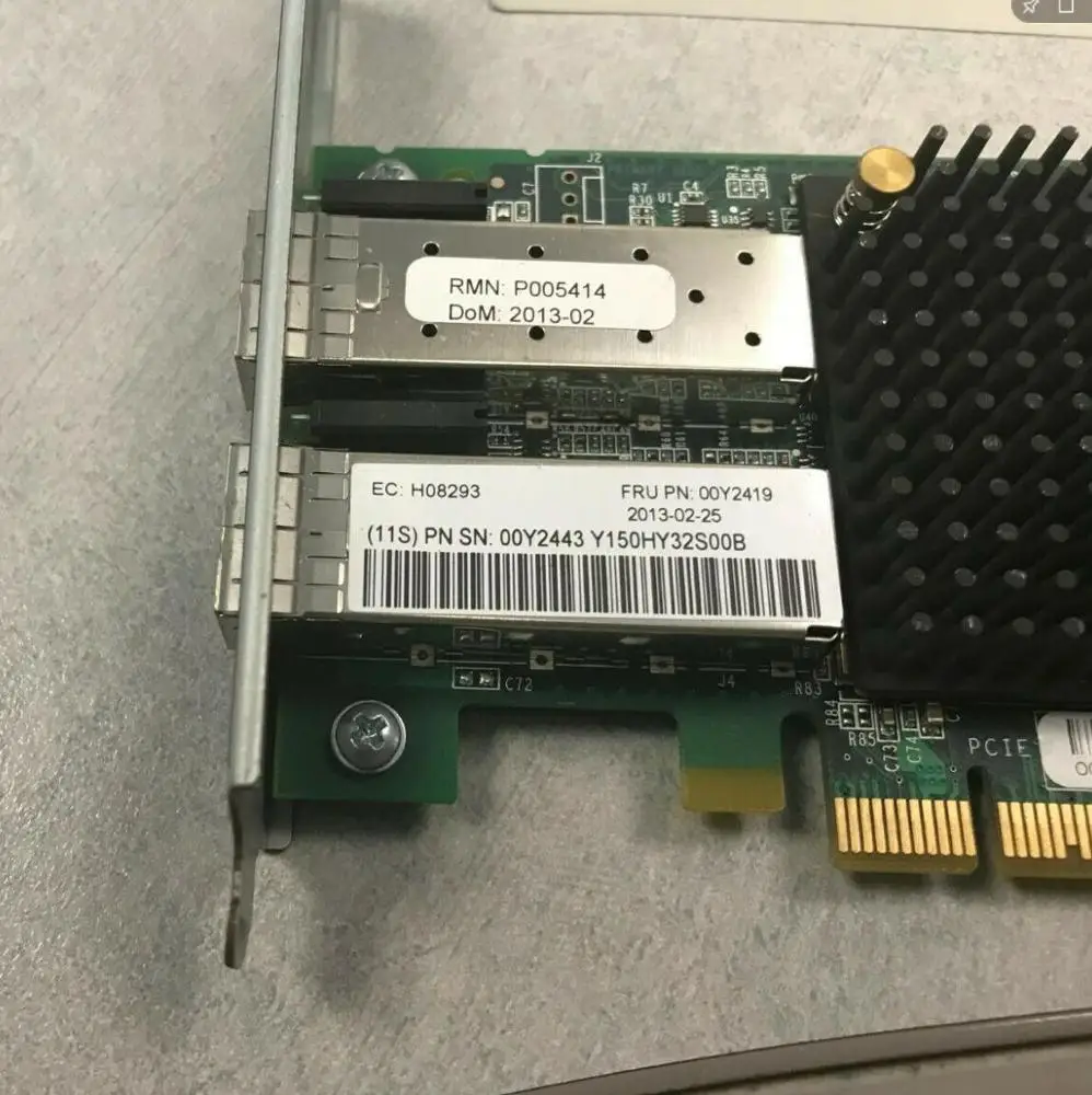 

00Y2443 00Y2419 00Y2442 FOR IBM ACHM FCoE 2 Port V3700 10Gb iSCSI Host Bus Adapter