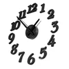 Oempromo promotional designer wall stickers clock diy wall clock home decorative
