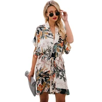 

2019 Hot Sale Women Casual Floral Kimono Dress