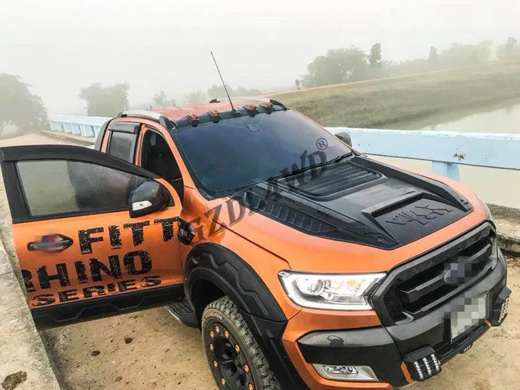 2018 4x4 universal camioneta camion led lampara frente spoiler de techo para ranger accesorios t6 t7 2012 2017 buy pickup truck led lamp front