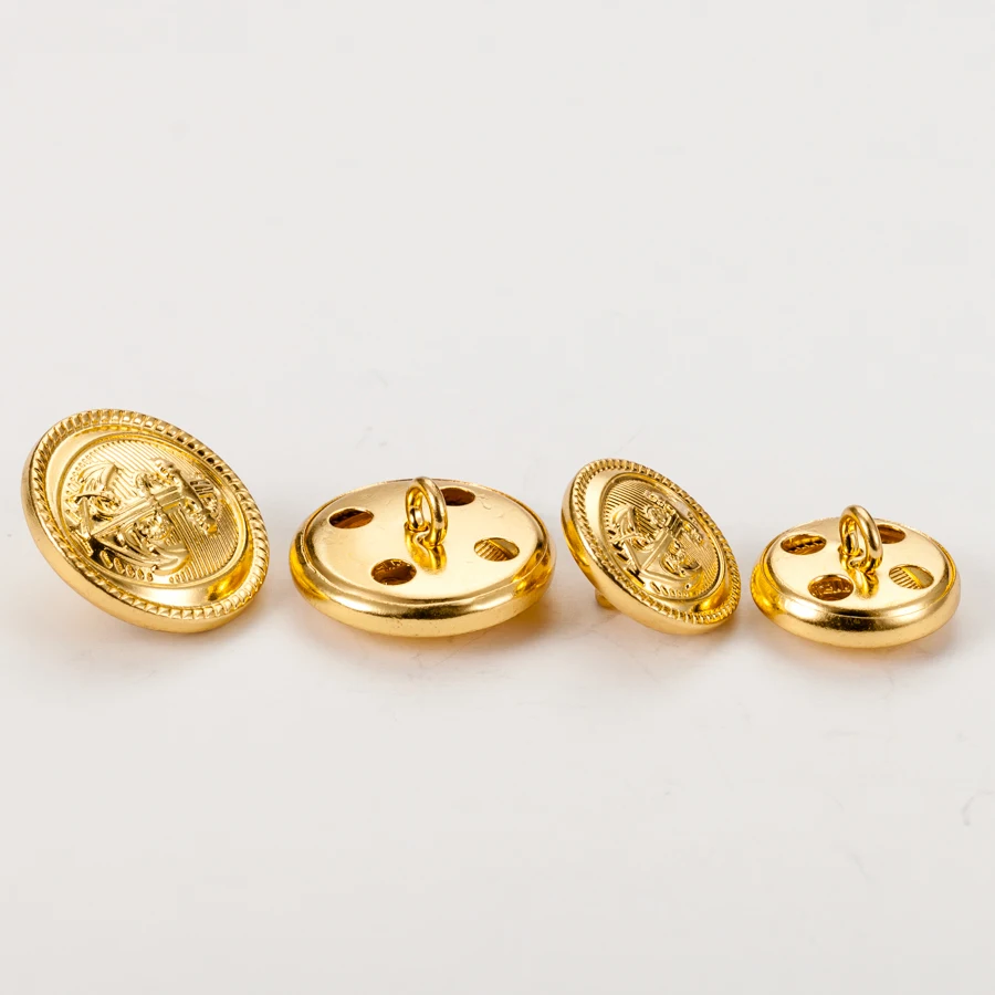 

Metal Brass Material Gold Fancy Coats Buttons, Customised