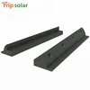 Black ABS Plastic Solar Panel Long Side Mounting Brackets