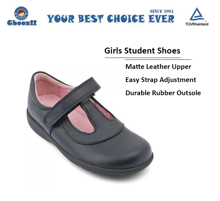 African Style Back To School Children Black Leather School Shoes Girls ...