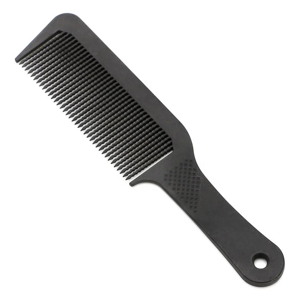 

FY fashion Carbon Antistatic 3D Hairdressing Clipper Comb Anti Slide Handle Barber Haircut Comb Stick Hair For Professional Use, Customised
