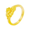 Xuping fashion jewellery copper alloy ring dubai 24k gold plated ring costume ring