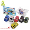 6 models play house game car pull back simulation plastic police toy friction cars