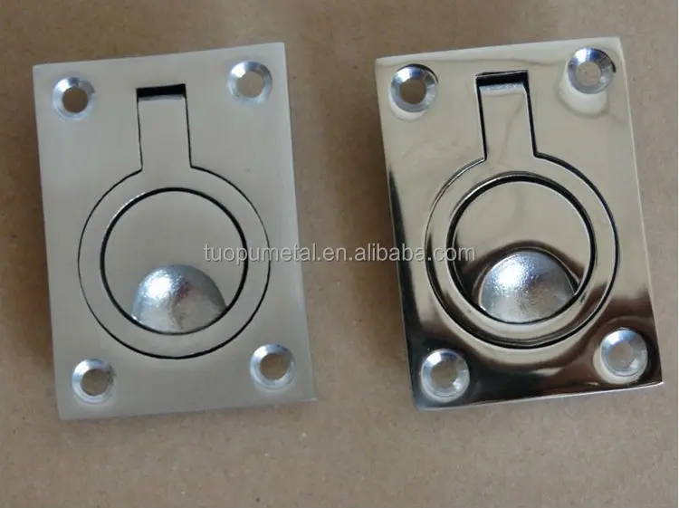 Marine Hardware Flush Pull Handles Stainless Steel Boat Pull Ring