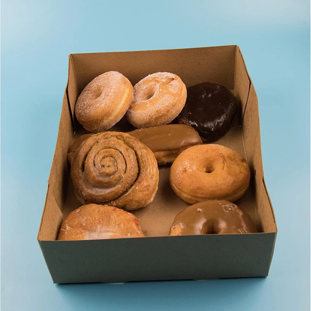 
Custom exo friendly wholesale paper donut packaging box with custom logo 