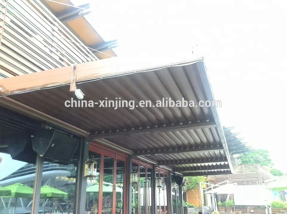 
Adjustable Motorized Aluminum Pergola Louvre Roof Systems 