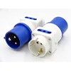 male and female industrial plug and socket