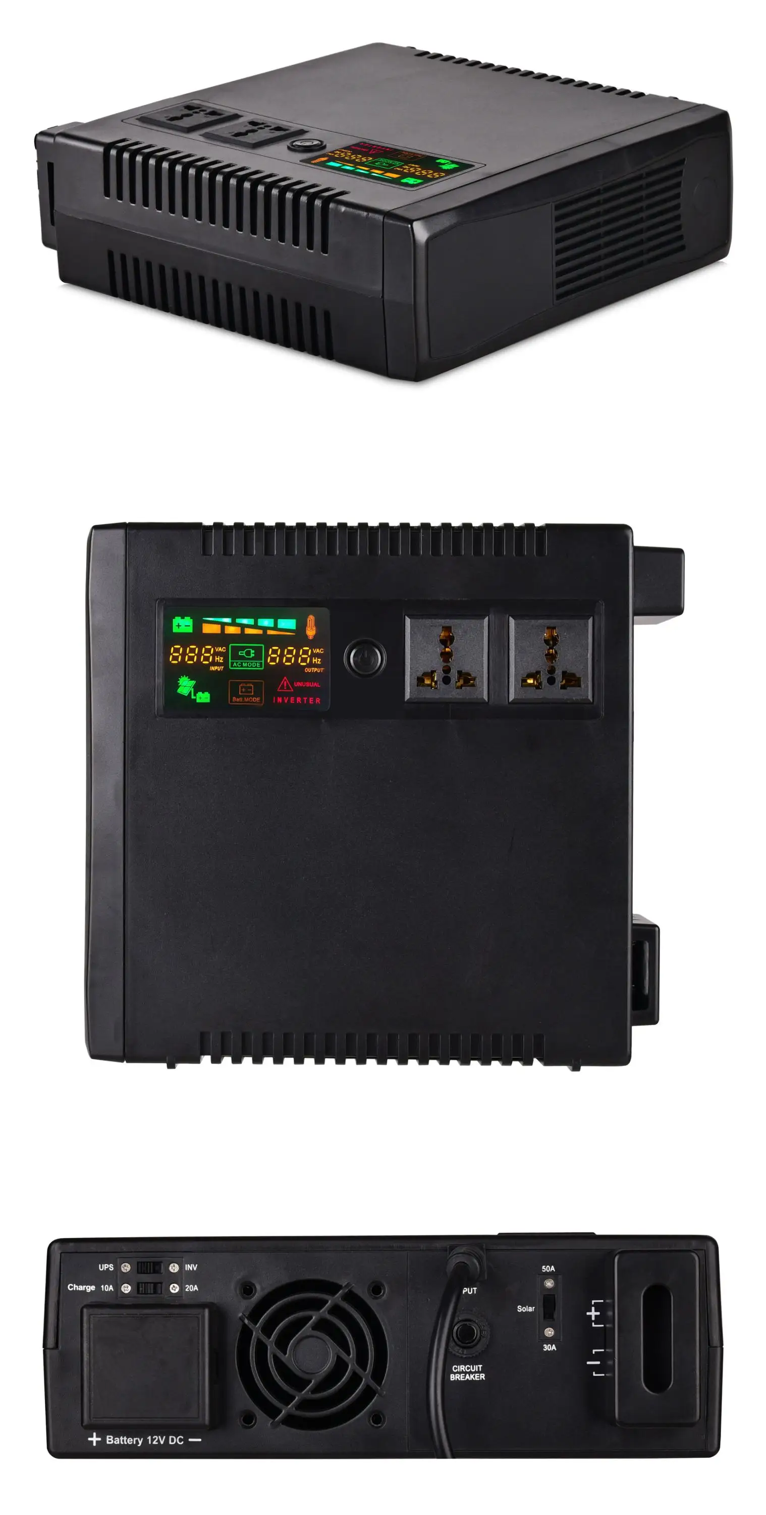 1440W homage power Inverter for DVD / TV / Lights / Fans