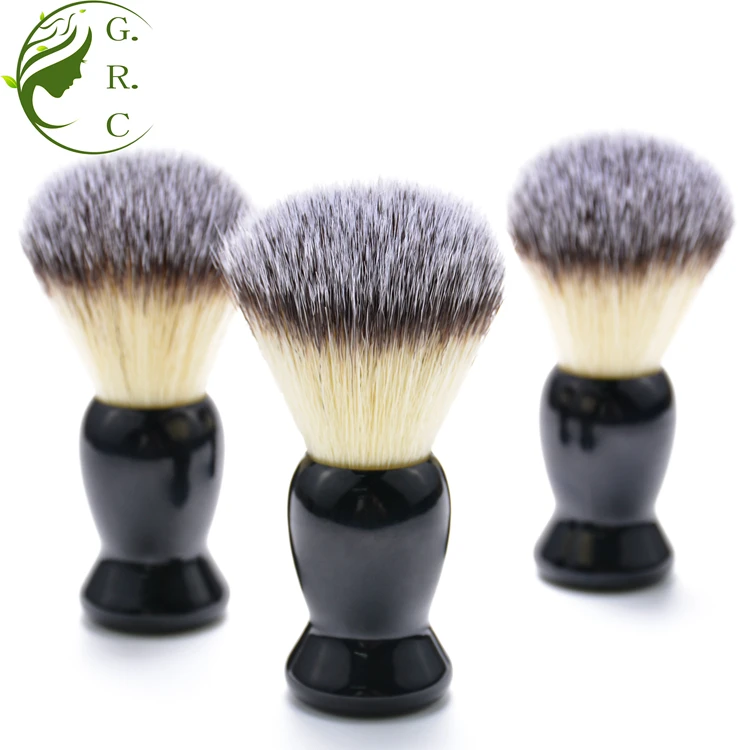 

Your own brand no moq cream badger vegan synthetic men's shaving brush