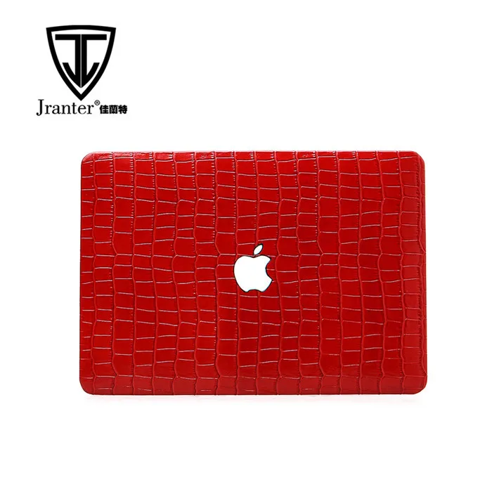 

Hot products for Macbook case high quality embossed crocodile leather laptop case, Customized