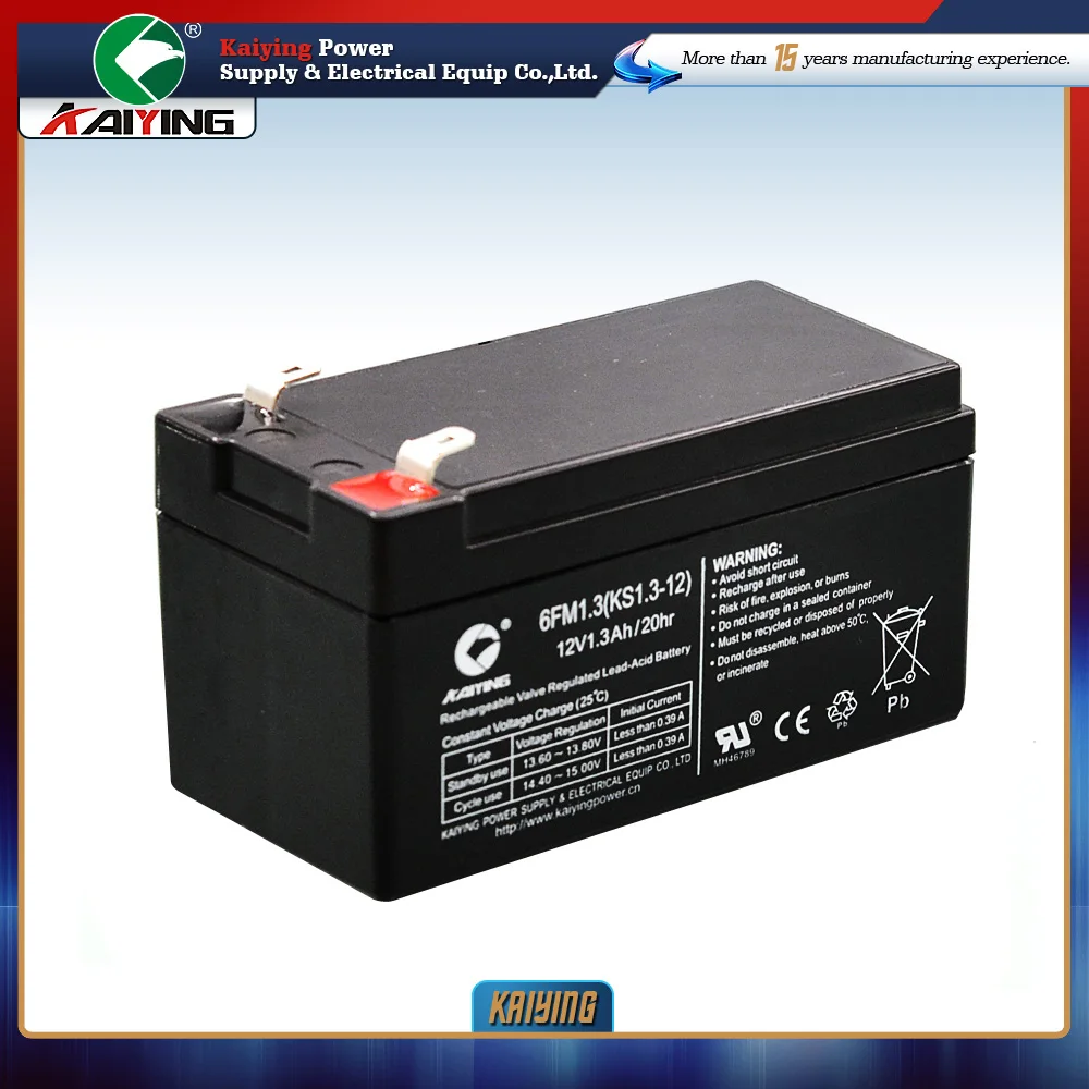 Battery 12v1.3ah Of Alarm Systems - Buy Vrla Battery,Green And Reliable ...