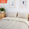 Jiangsu Factory custom 100% cotton bed sheet sets for home used
