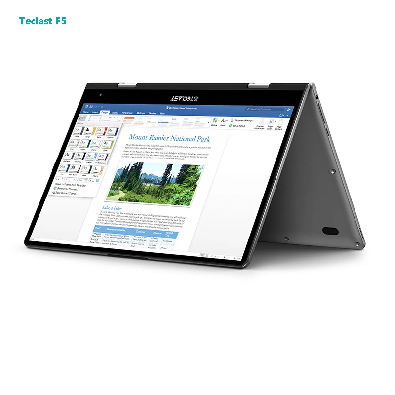 

Teclast F5 11.6 Inch 360 Degree Touch Screen Slim Laptop